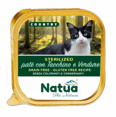 Kassimärgtoit Natua NATUA Country Sterilised, kalkun ja köögiviljad, 100 g