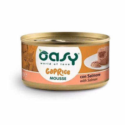 Märg kassitoit Oasy Caprice Mousse Salmon, lõhe, 85 g