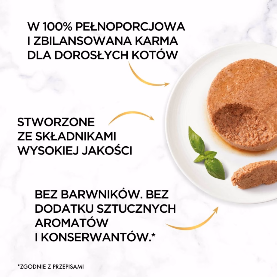 Kasside märgtoit PURINA NESTLE GOURMET Gold Mousse, täissööt täiskasvanule, 48 × 85 g - 9