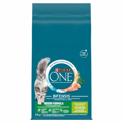 Kasside kuivtoit PURINA One Indoor Formula, täissööt täiskasvanud toakassile, kalkun, 9,75 kg