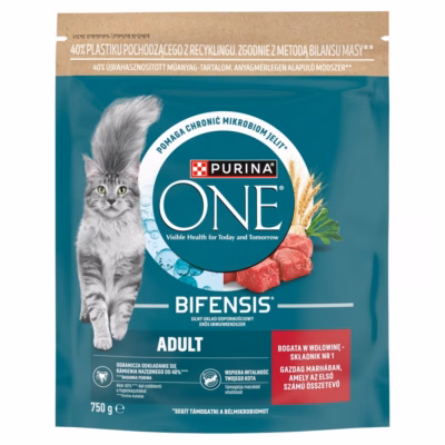 Kassi kuivtoit PURINA ONE Bifensis Adult, veiselihaga, 750 g
