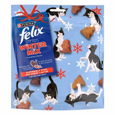 Kassimaitse PURINA Felix Winter Mix kalkuni ja jõhvikaga, 200 g
