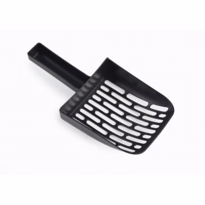 Kassiliiva kühvel Rotho Must, plast, 24 × 11,5 × 5 cm
