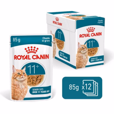 Kasside märgtoit Royal Canin Ageing 11+ kastmes, 12 × 85 g (Feline Health Nutrition)