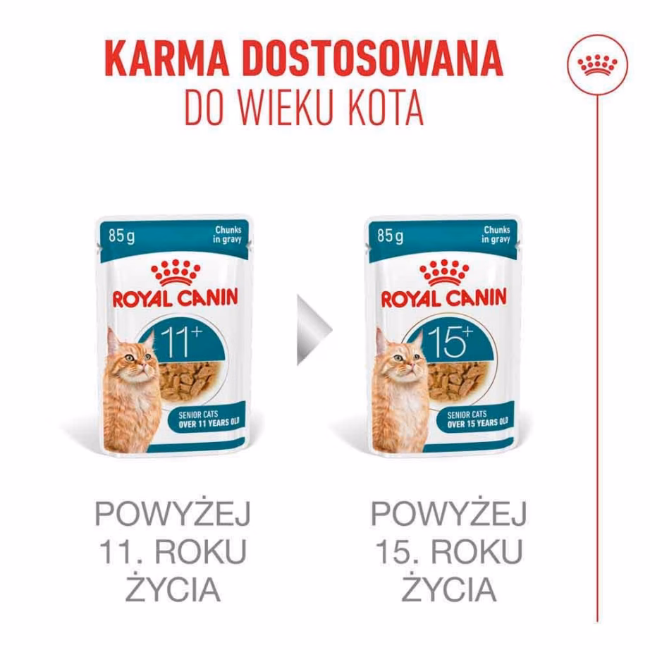 Kasside märgtoit Royal Canin Ageing 11+ kastmes, 12 × 85 g (Feline Health Nutrition) - 5