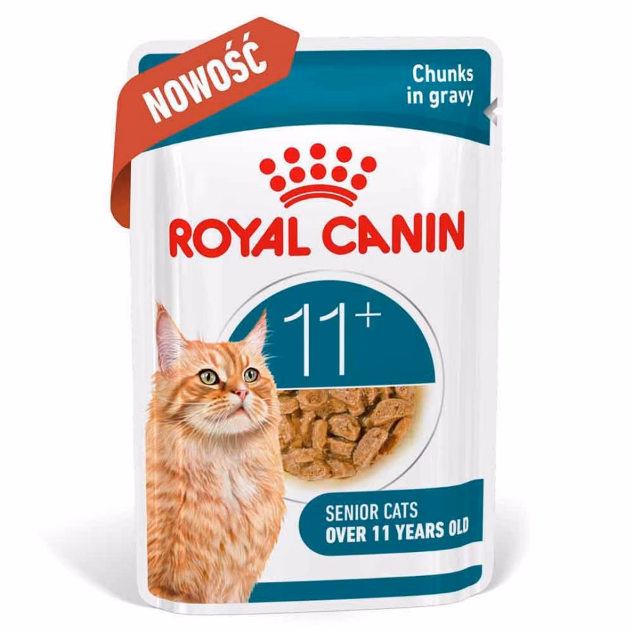 Kasside märgtoit Royal Canin Ageing 11+ kastmes, 12 × 85 g (Feline Health Nutrition) - 12