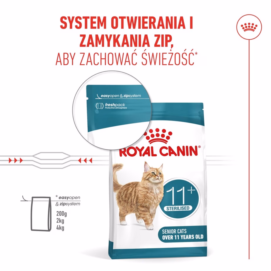 Kuiv kassitoit Royal Canin Ageing 11+ Sterilised, 4 kg - 5