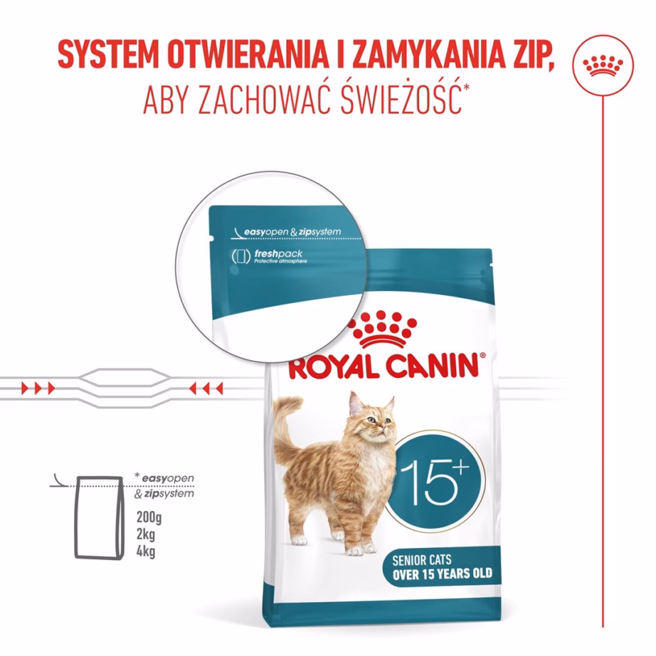 Kuiv kassitoit Royal Canin Ageing 15+, 2 kg (ROYAL CANIN Feline Health Nutrition) - 3