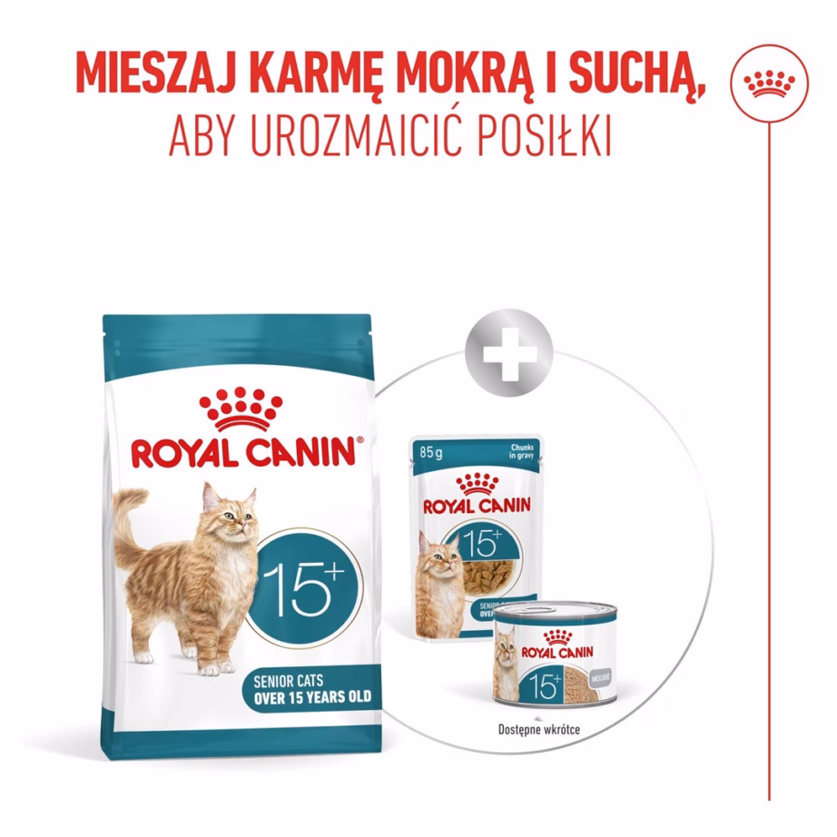Kuiv kassitoit Royal Canin Ageing 15+, linnulihamaitseline, 4 kg - 12