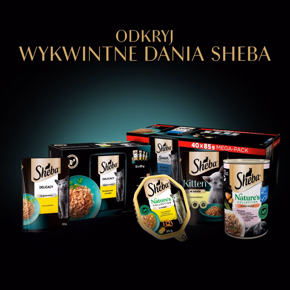 Kasside märgtoit Sheba Select Slices linnulihaga kastmes, 85 g - 6
