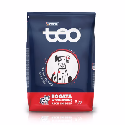 Koera kuivtoit Teo Rich in Beef, täissööt täiskasvanud koertele, 9 kg