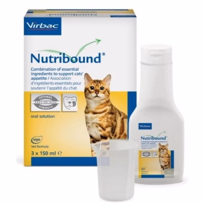 Taastumisjoogilisand kassidele Virbac Nutribound Convalescence, 3 × 150 ml
