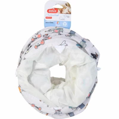 Kassimängutunnel ZOLUX Chatouille, kasside ja hiirte mustriga, 100 cm