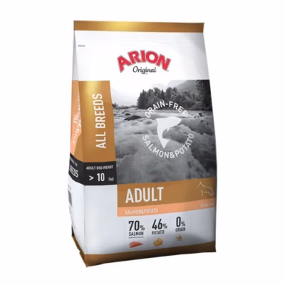 Koera kuivtoit ARION Original Grain Free Salmon & Potato, täissööt, 12 kg