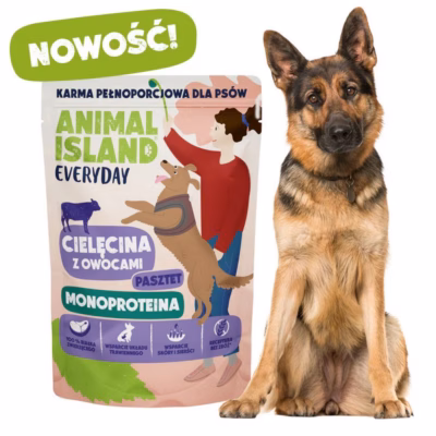 Koera märgtoit ANIMAL ISLAND Everyday Monoprotein Veal, täissööt, 300 g