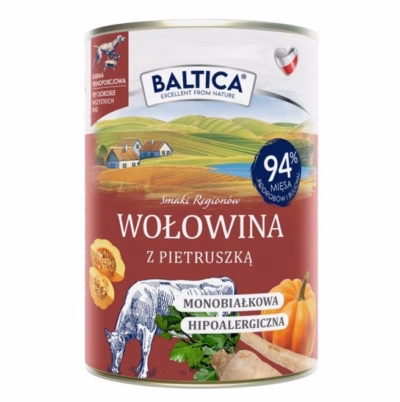 Koera märgtoit BALTICA Smaki regionów veiseliha ja peterselliga, 400 g