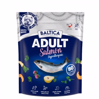 Koera kuivtoit BALTICA Excellent Hypoallergenic Adult Small Breeds Salmon, 1 kg