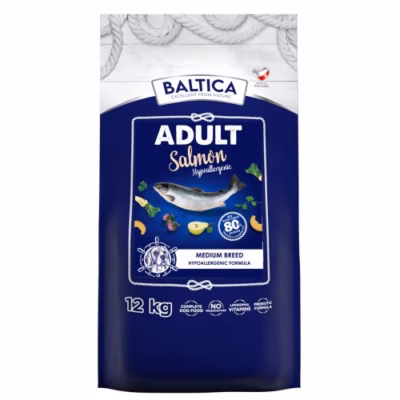 Koera kuivtoit BALTICA Excellent Hypoallergenic Adult Medium Salmon, 12 kg