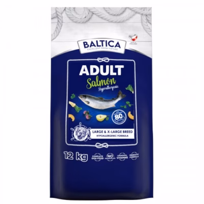 Koera kuivtoit BALTICA Excellent Hypoallergenic Adult Large & X-Large Salmon, 12 kg