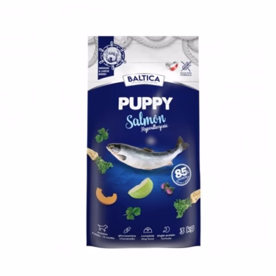 Koera kuivtoit BALTICA Excellent Puppy Salmon, keskmistele ja suurtele tõugudele, 3 kg