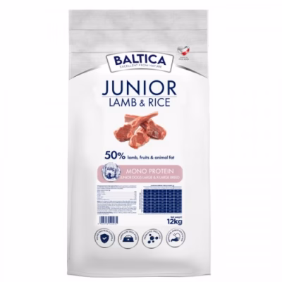 Koera kuivtoit BALTICA Nutraceutic Puppy Monoprotein Lamb with rice, 12 kg