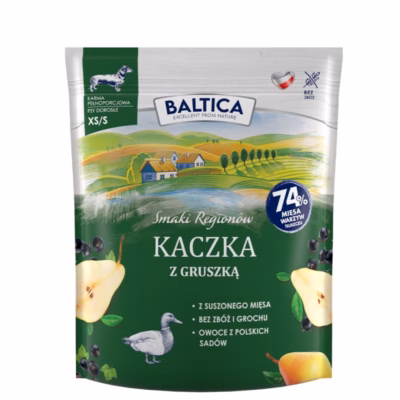 Koera kuivtoit BALTICA Smaki regionów Small Breeds, part ja pirn, 1 kg