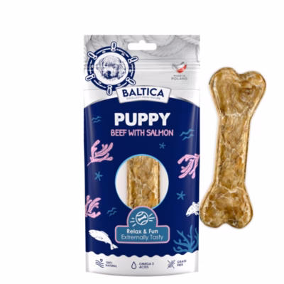 Koera närimismaius BALTICA Puppy Beef with salmon, 60 g