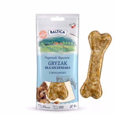 Koera närimiskont BALTICA Chewing Bone Puppy Beef, 58 g