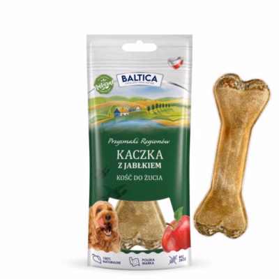 Koera närimiskont BALTICA Chewing Bone Duck with Apple, 60 g