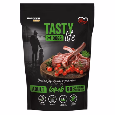 Koera märgtoit BIOFEED Tasty Life Lamb, täissööt täiskasvanud koertele, 500 g