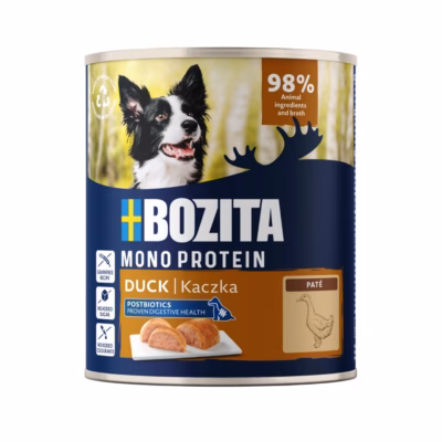 Koera märgtoit BOZITA Monoprotein Pate Duck, pardiga monoproteiinpatee, 800 g