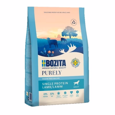 Koera kuivtoit BOZITA Purely Adult Lamb, teraviljavaba, 2,5 kg