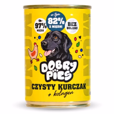 Koera märgtoit Dobry Pies DOBRY PIES Mono Pure Chicken + Collagen, 400 g