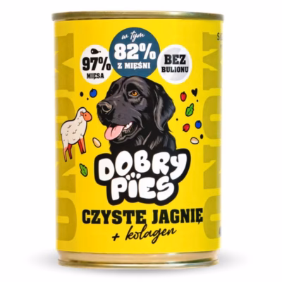 Koera märgtoit Dobry Pies DOBRY PIES Mono Pure Lamb + Collagen, 400 g