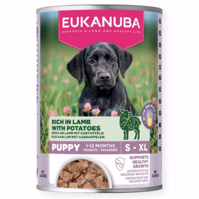 Koera märgtoit EUKANUBA Life Care Puppy, lambaliha ja kartuliga, 400 g