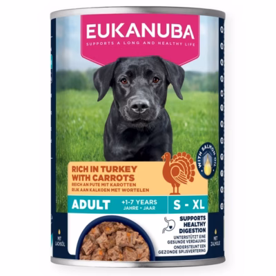 Koera märgtoit EUKANUBA Life Care, kalkuni ja porgandiga, 400 g konserv