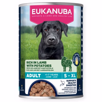 Koera märgtoit EUKANUBA Life Care, lambaliha ja kartuliga, 400 g konserv