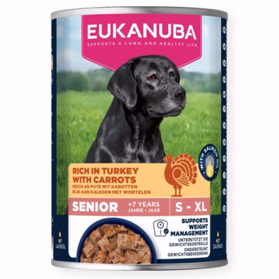 Koera märgtoit EUKANUBA Life Care Senior, kalkun ja porgand, 400 g