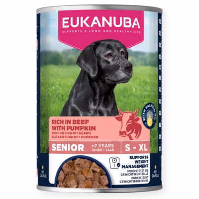 Koera märgtoit EUKANUBA Life Care Senior, veiseliha ja kõrvits, 400 g
