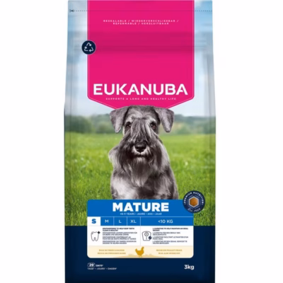 Koera kuivtoit EUKANUBA Premium Mature Small Breed Chicken, 3 kg