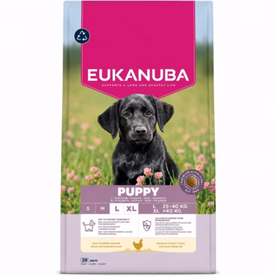Suurt ja hiidtõugu kutsikate täissööt EUKANUBA Premium Puppy Large & Giant Breed Chicken, 18 kg