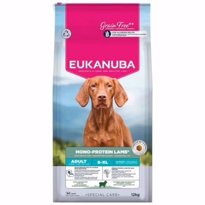 Koera kuivtoit EUKANUBA Special Care Mono-Protein Adult Lamb Mono, 12 kg