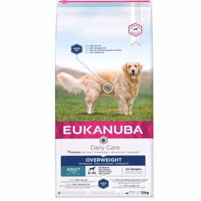 Koera kuivtoit EUKANUBA Special Care Overweight Adult All Breed, linnuliha, 12 kg