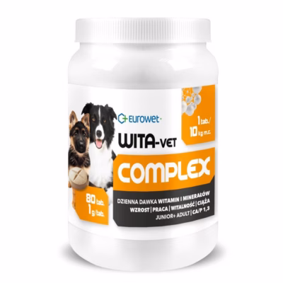 Koera toidulisand EUROWET Wita-Vet Complex, 80 tabletti