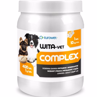 Koerte toidulisand EUROWET Wita-Vet Complex, 400 tabletti
