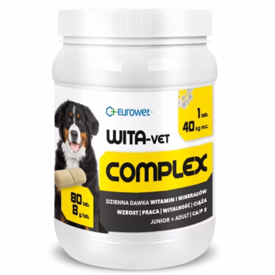 Koerte toidulisand EUROWET Wita-Vet Complex, 8 g, 80 tabletti