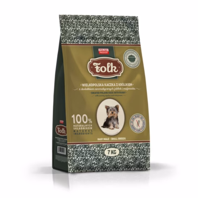 Koera kuivtoit Folk Small Breeds Traditional Greater Poland, part ja küülikuga, 7 kg