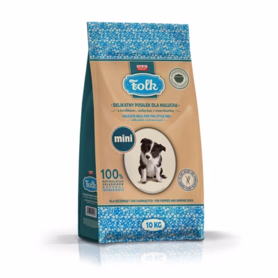 Koera kuivtoit Folk Junior Small Breeds, küüliku, vasikaliha ja porgandiga, 10 kg