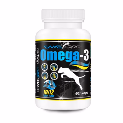 Oomega-3 toidulisand täiskasvanud koertele GAME DOG, tabletid 60 tk