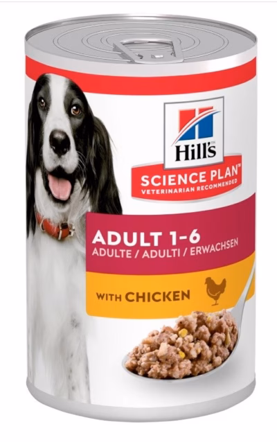 Märg koeratoit Hill's Science Plan Adult Chicken, konserv 370 g